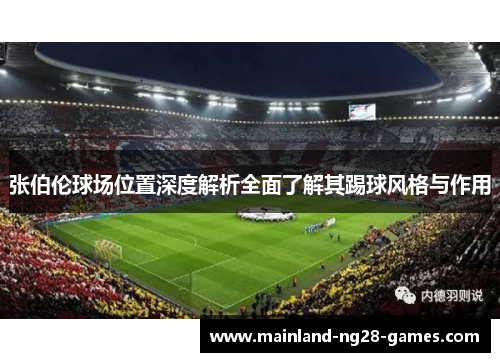 张伯伦球场位置深度解析全面了解其踢球风格与作用